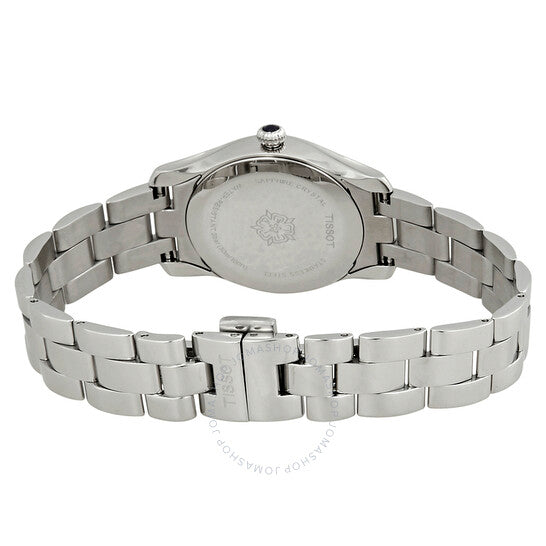 ساعة تيسو T-Wave II النسائية ذات المينا الأزرق