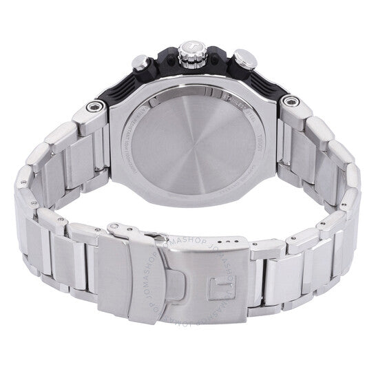 ساعة تيسو تي-ريس كرونوغراف كوارتز للرجال بمينا فضي