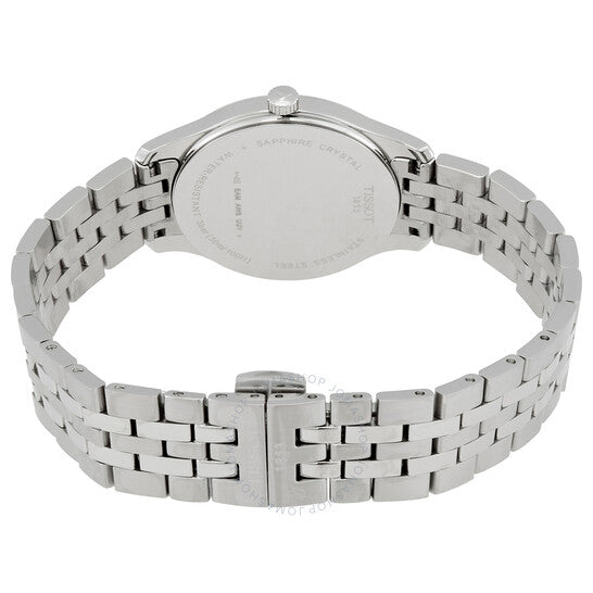 ساعة تيسوت تراديشن 5.5 كوارتز بمينا زرقاء للسيدات