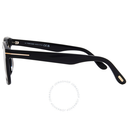 نظارات شمسية رجالية مربعة مستقطبة من توم فورد، داكس، لون دخاني