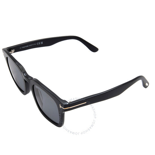 نظارات شمسية رجالية مربعة مستقطبة من توم فورد، داكس، لون دخاني