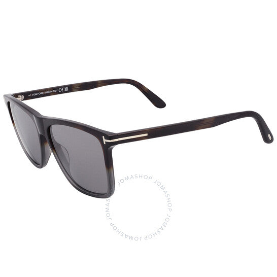 نظارات شمسية توم فورد فليتشر سموكي ميرور مربعة للرجال