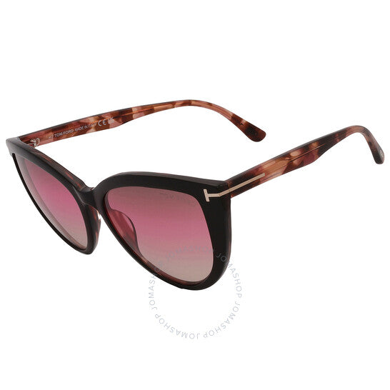 Tom Ford, Isabella Sand Pink Gradient Cat Eye Ladies Sunglasses