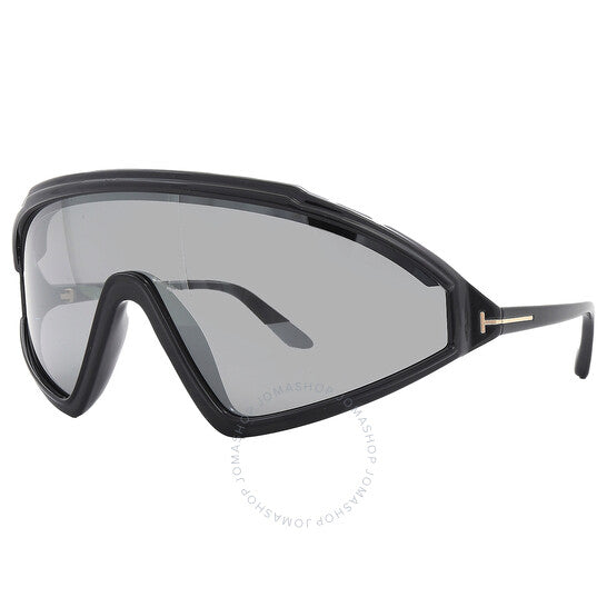 Tom Ford, Lorna Smoke Mirror Shield Men's Sunglasses