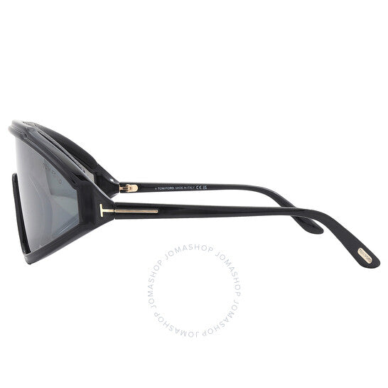 Tom Ford, Lorna Smoke Mirror Shield Men's Sunglasses