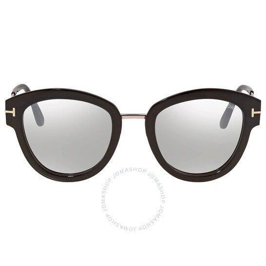 نظارات شمسية دائرية نسائية من توم فورد، ميا سموك ميرور