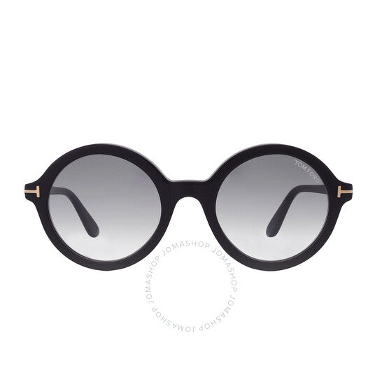 Tom Ford, Nicolette Smoke Round Ladies Sunglasses