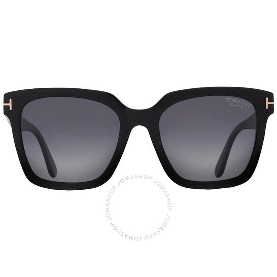 Tom Ford, Selby Polarized Smoke Square Ladies Sunglasses