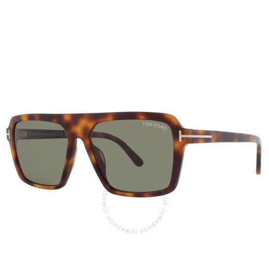 نظارات شمسية مربعة للرجال من توم فورد، فينسنت جرين