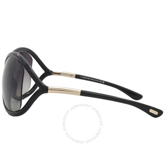 Tom Ford, Whitney Smoke Polarized Butterfly Ladies Sunglasses