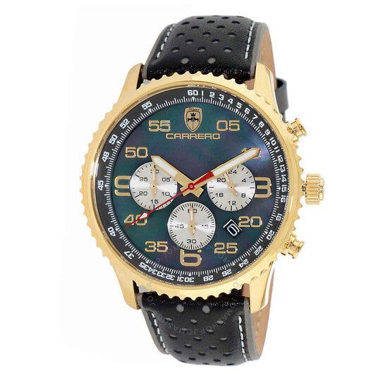 Torino Carrero, Aureum Chronograph Quartz Black Dial Men's Watch