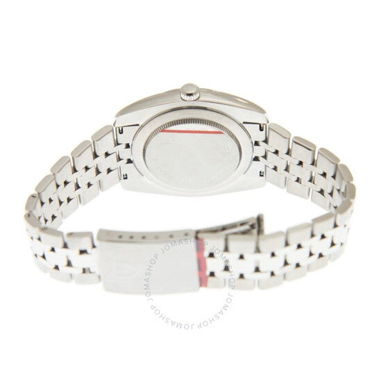 ساعة تيودور الكلاسيكية الأوتوماتيكية للرجال بمينا فضي