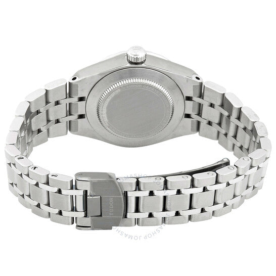 ساعة تيودور رويال أوتوماتيكية للسيدات بمينا من الألماس بلون السلمون