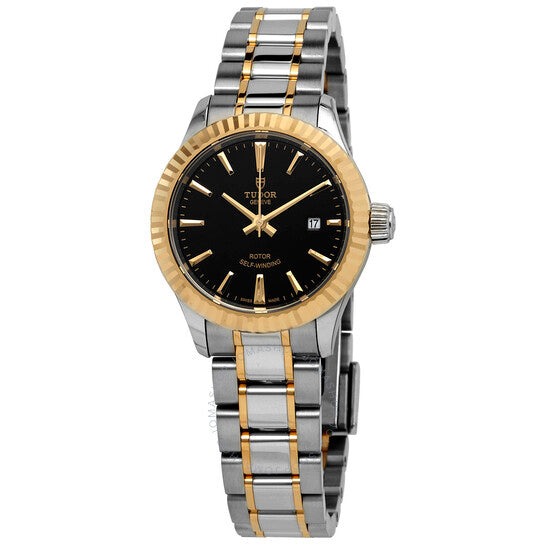 Tudor, Style Automatic Black Dial 28 mm Ladies Watch