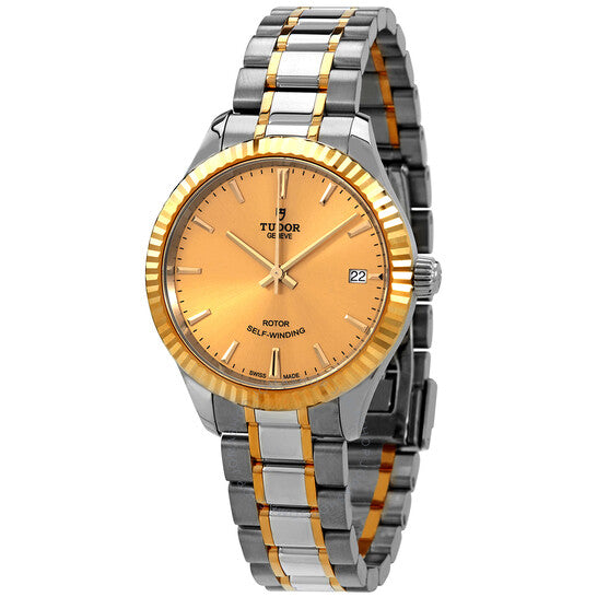 Tudor, Style Automatic Champagne Dial Ladies 34 mm Watch