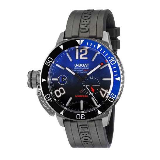 U-Boat, Sommerso Automatic Blue Dial Batman Bezel Men's Watch