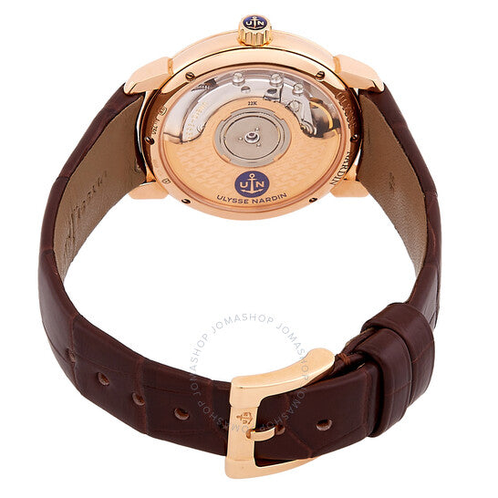 ساعة أوليس ناردين أوتوماتيكية مرصعة بالألماس للسيدات