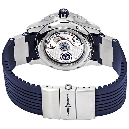 Ulysse Nardin, Diver Blue Diamond Dial Automatic Ladies Watch