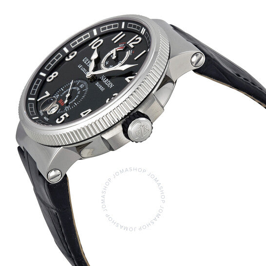 Ulysse Nardin, Marine Chronometer Black Dial Automatic Men's Watch 1183-126-62