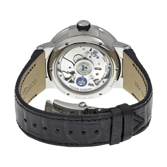 Ulysse Nardin, Marine Chronometer Black Dial Automatic Men's Watch 1183-126-62
