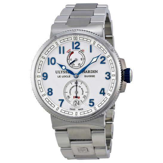 Ulysse Nardin, Marine Chronometer White Dial Stainless Steel Men's Watch