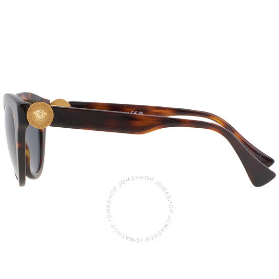 Versace, Dark Gray Butterfly Ladies Sunglasses