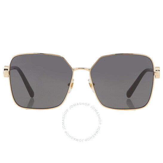 نظارة شمسية مربعة رمادية داكنة للنساء من فيرساتشي