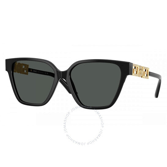 Versace, Dark Grey Butterfly Ladies Sunglasses