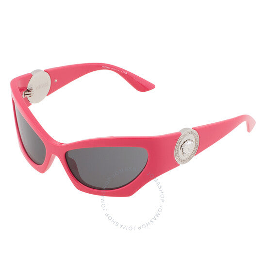 Versace, Dark Grey Cat Eye Ladies Sunglasses