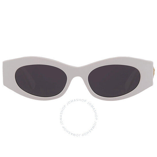 Versace, Dark Grey Oval Ladies Sunglasses