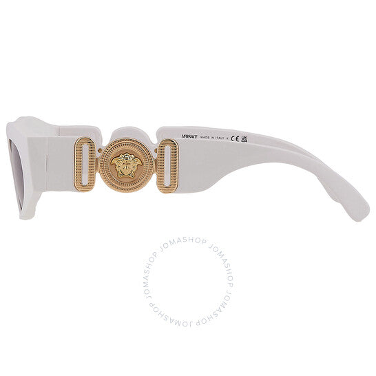 Versace, Dark Grey Oval Ladies Sunglasses