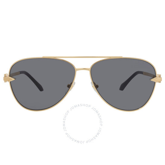 نظارة شمسية فيرساتشي بايلوت للرجال باللون الرمادي الداكن