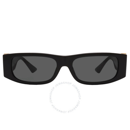 نظارة شمسية مستطيلة رمادية داكنة للرجال من فيرساتشي