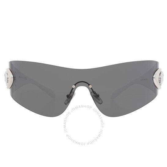 نظارة شمسية فيرساتشي، درع رمادي داكن للرجال