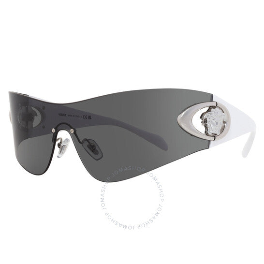 نظارة شمسية فيرساتشي، درع رمادي داكن للرجال