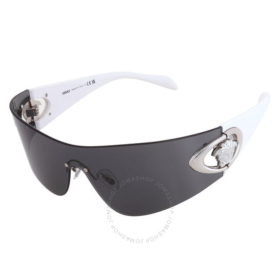 نظارة شمسية فيرساتشي، درع رمادي داكن للرجال
