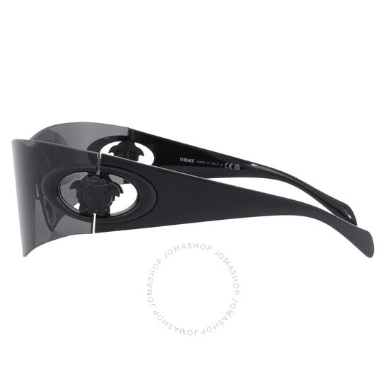 نظارة شمسية فيرساتشي، درع رمادي داكن للرجال