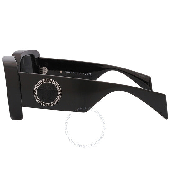 Versace, Dark Grey Square Ladies Sunglasses