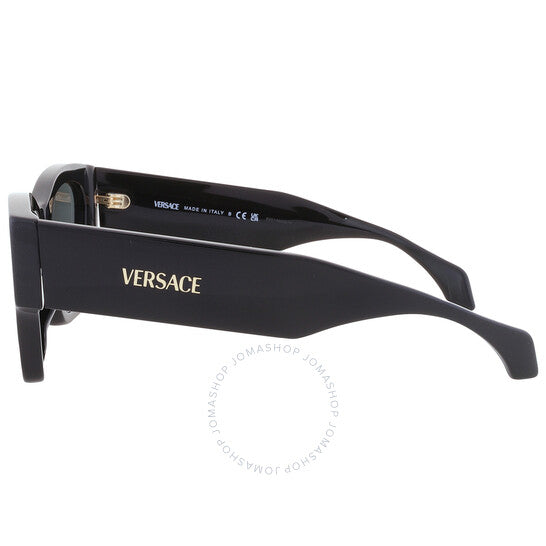 Versace, Dark Grey Square Ladies Sunglasses