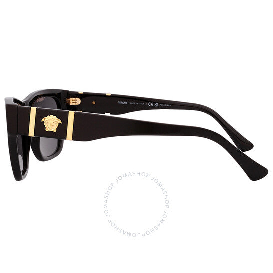 نظارة شمسية مربعة رمادية داكنة للرجال من فيرساتشي