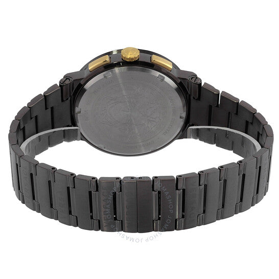 Versace, Greca Logo Chronograph Quartz Grey Dial Men's Watch