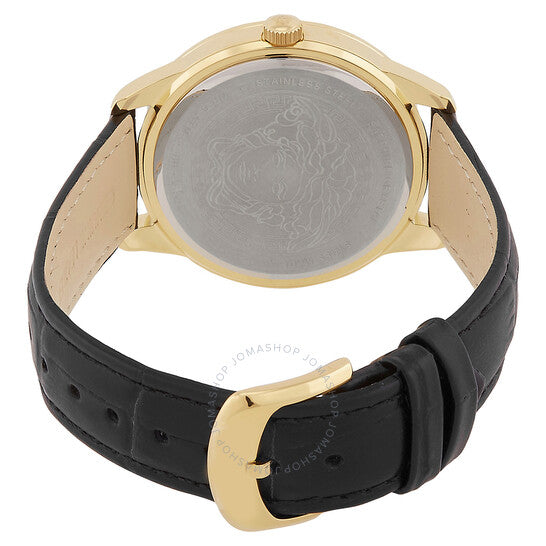 ساعة فيرساتشي، جريكا سيجنتشر كوارتز بمينا سوداء للسيدات