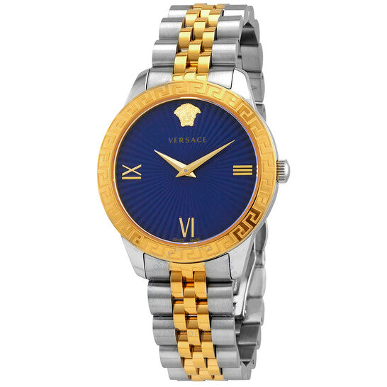 Versace, Greca Signature Quartz Blue Dial Ladies Watch