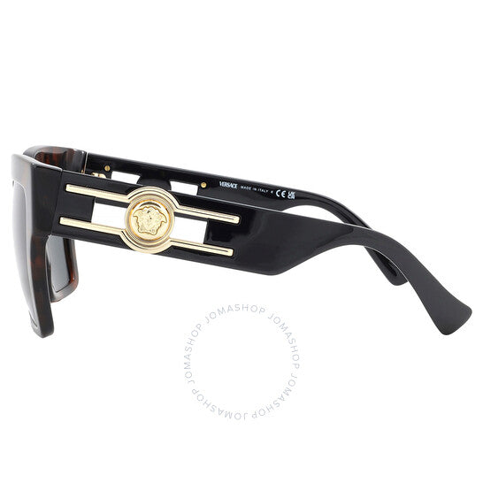 نظارة شمسية نسائية من فيرساتشي، بتصميم فراشة رمادية