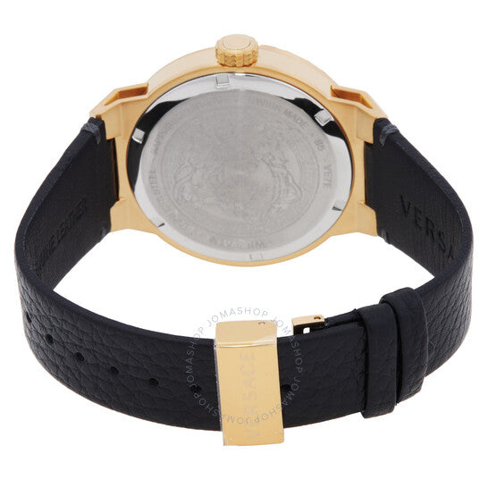 فيرساتشي، ساعة ميدوسا إنفينيت كوارتز للرجال بمينا أسود