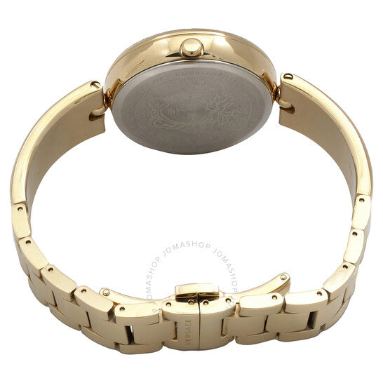 ساعة فيرساتشي بالازو إمباير كوارتز للسيدات بمينا ذهبي