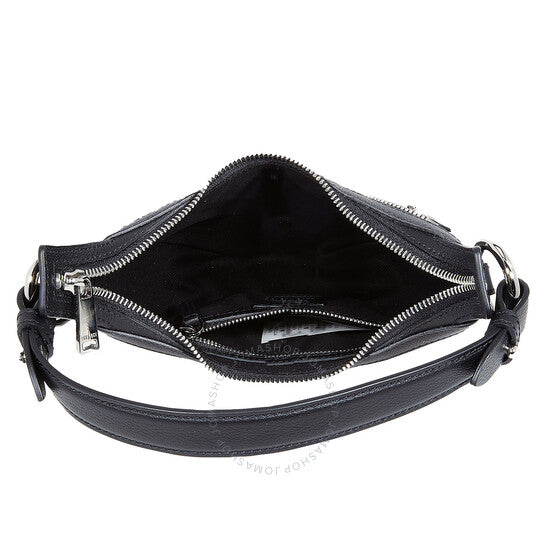 Versace, Repeat Mini Black Hobo Bag