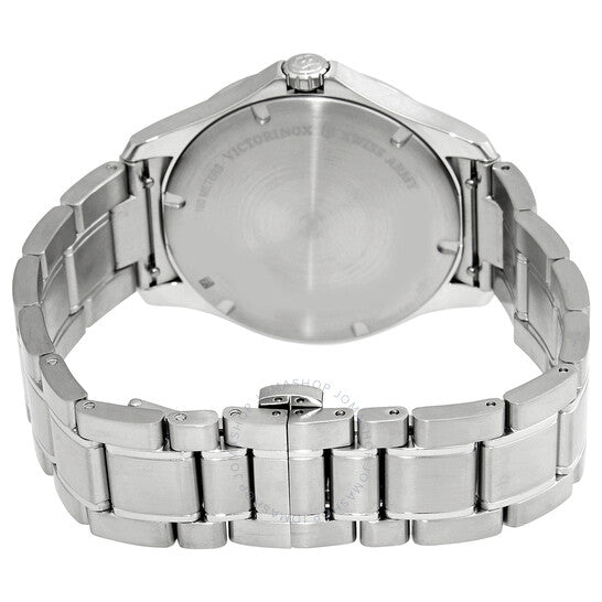 ساعة فيكتورينوكس ألاينس كوارتز للرجال بمينا أسود