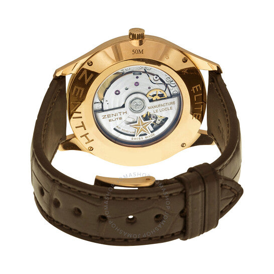 Zenith, Captain Central Second 18kt Rose Gold Men's Watch