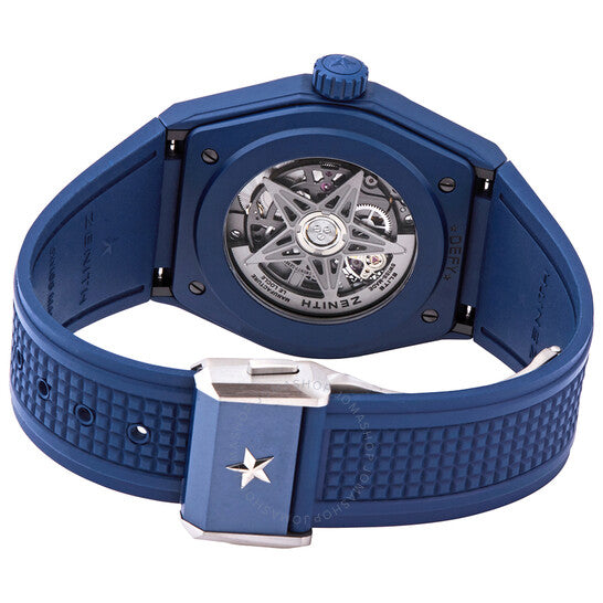 Zenith, DEFY Classic Automatic Blue Skeleton Dial Men's Watch
